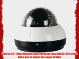 Indoor Outdoor 1/3 SONY CCD 700 TV lines Dome Security Camera with 24 IR LEDs 82 feet IR Distance