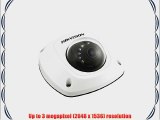Hikvision 3 Megapixel 4mm IP66 Vandal Proof Weatherproof IR Mini Dome with Audio SDCard Slot