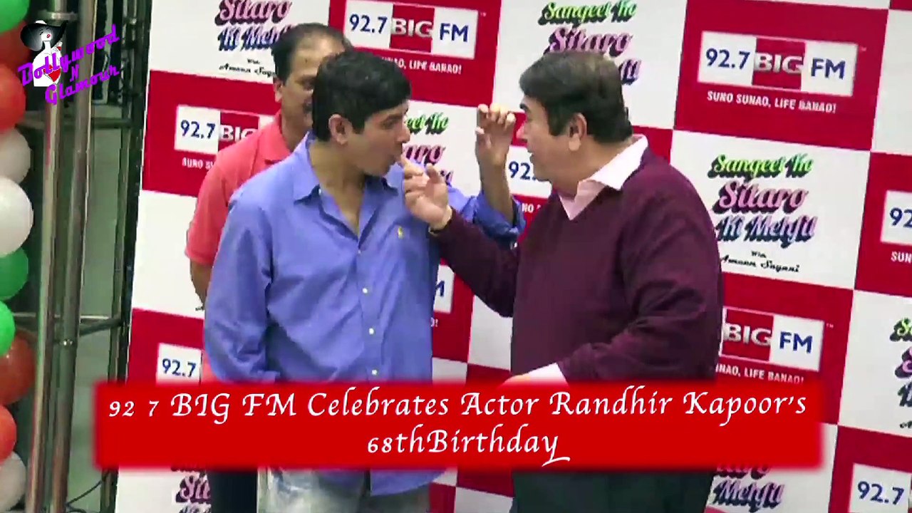 92 7 BIG FM Celebrates Actor Randhir Kapoor’s  68thBirthday