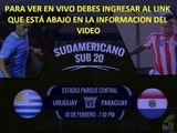 Ver Final Hexagonal : Uruguay vs Paraguay En vivo Sub 20 Online por Internet 2015