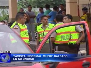 Taxista baleado