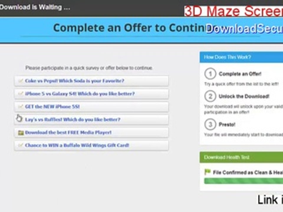 3D Maze ScreenSaver Crack (Legit Download)