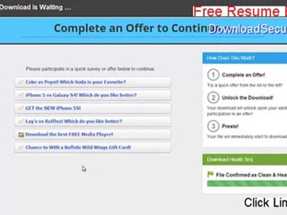 Free Resume Builder Keygen - Risk Free Download