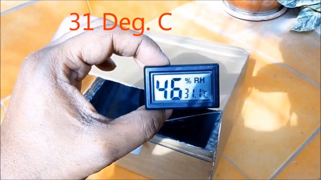 How to make a simple solar cooker to understand the use of solar energy