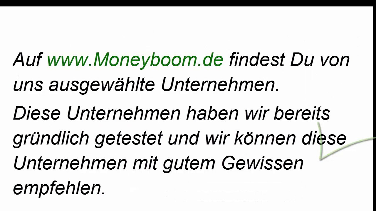 Geld verdienen noch heute !