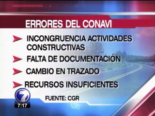Errores del Conavi frenan plan con millonarios cambios para construir carretera a San Carlos