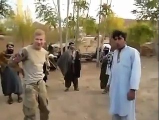Pathan vs American Soldier Desi Fight - Funny Video