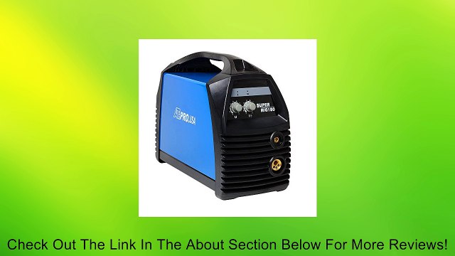 180 Amp Welding Machine MIG / MAG Welder Review