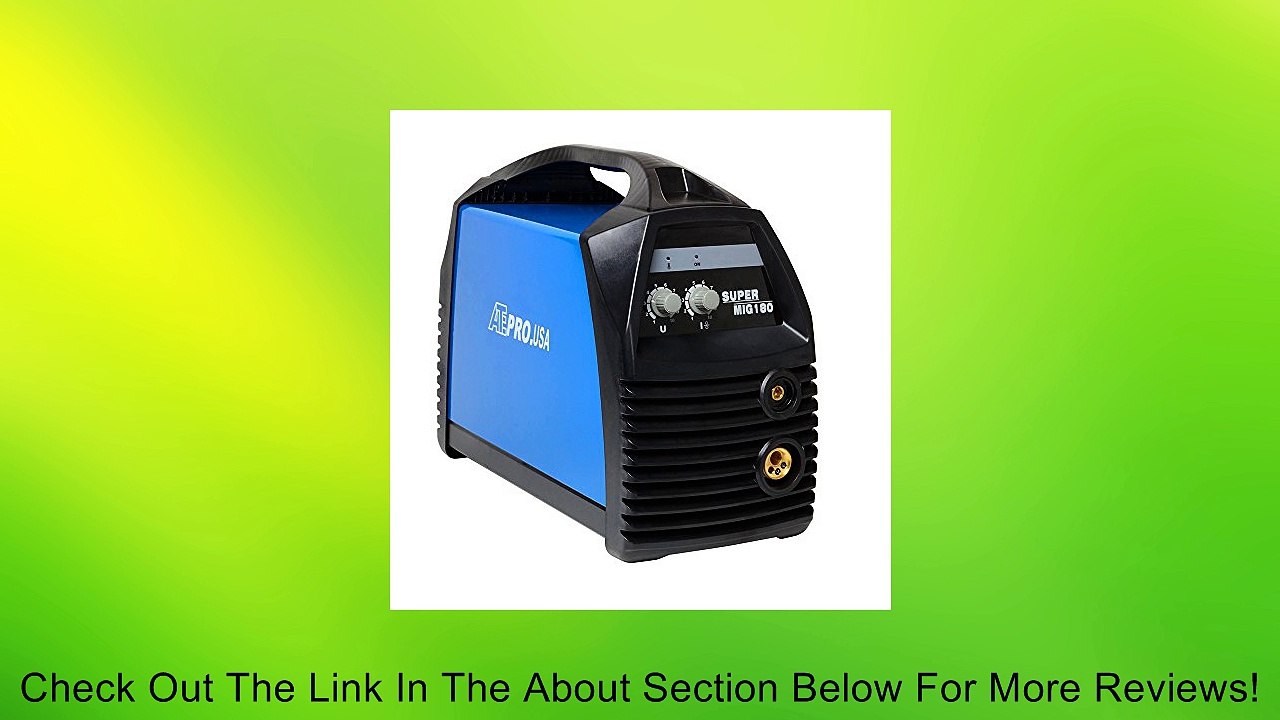 180 Amp Welding Machine MIG / MAG Welder Review