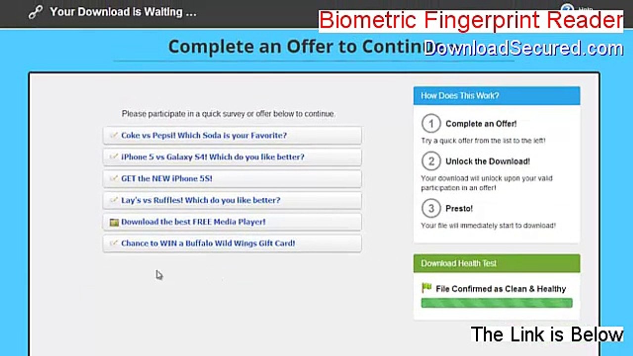 Biometric Fingerprint Reader Full (Download Here)