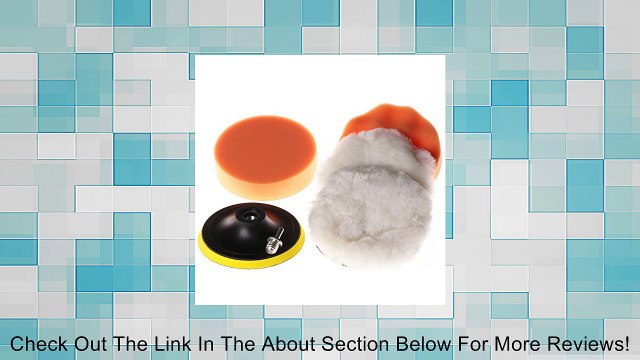 5pcs 6 High Gross Polishing Buffer Pad Set + Drill Adapter M14 For Car polish Review