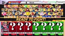 Super Smash Bros. For Wii U 8 Player Team Battle - Playing As Donkey Kong