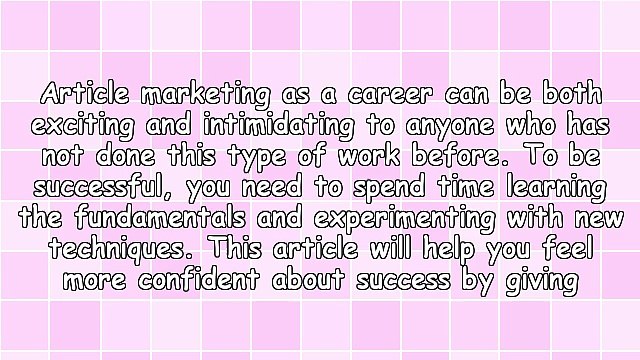 You Can Do Article Submission By Following These Tips