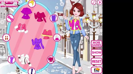 여자 겨울 스타일 드레스 게임 - Girls Winter Style dress up game