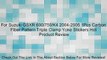 For Suzuki GSXR 600/750/K4 2004-2005 1Pcs Carbon Fiber Pattern Triple Clamp Yoke Stickers Hot Review