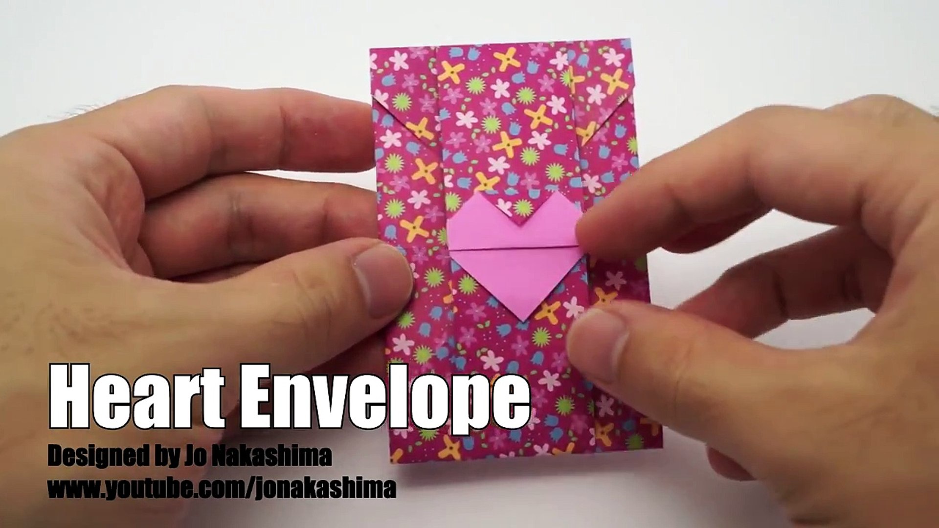 Origami Heart Envelope (Jo Nakashima) - video Dailymotion