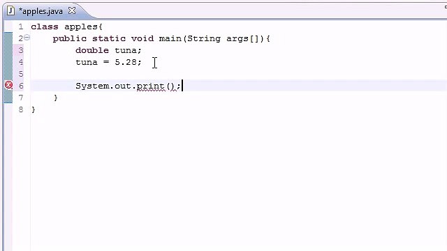Java Programming Tutorial - 5 - Variables