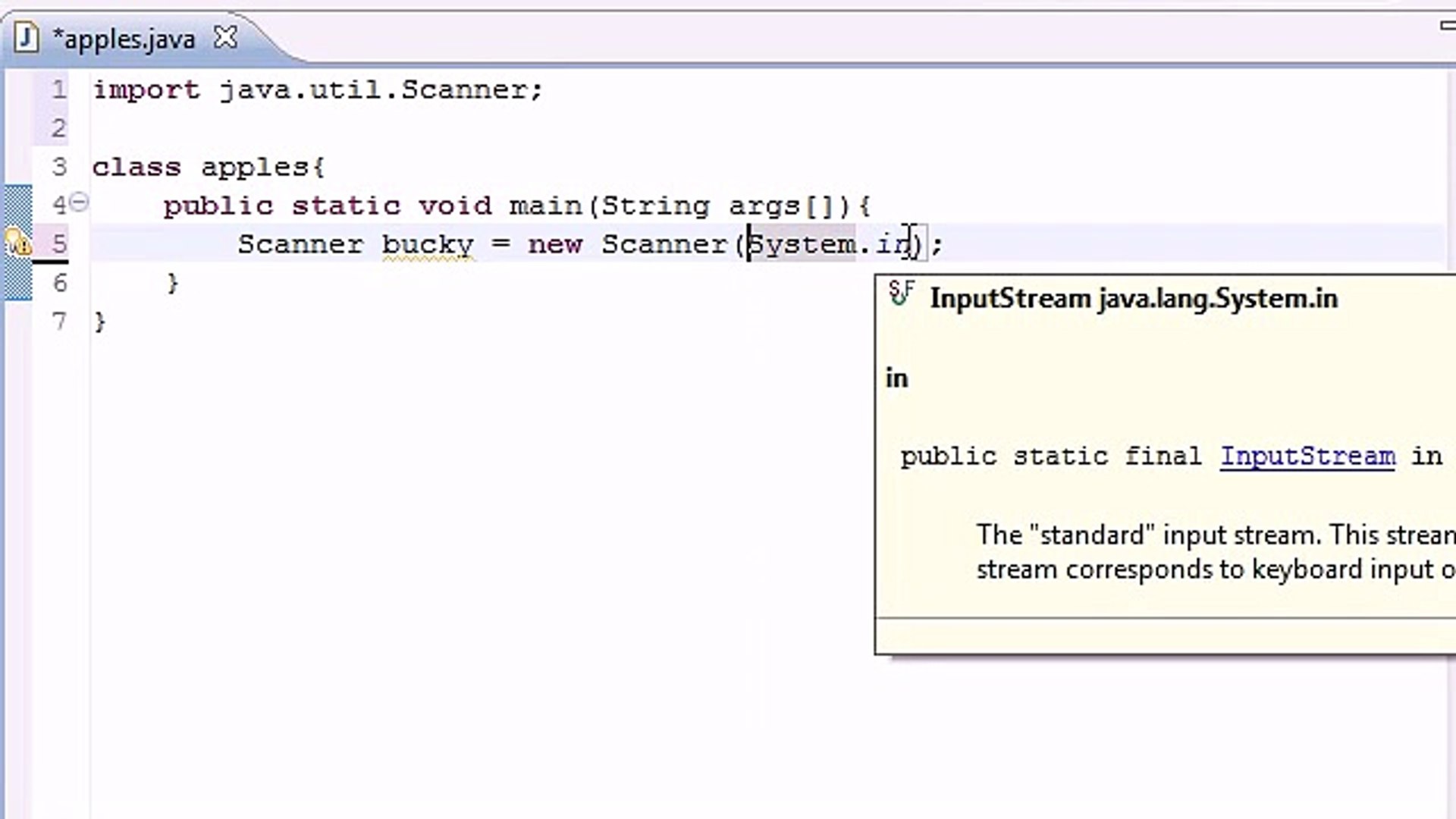 Java Programming Tutorial - 6 - Getting User Input