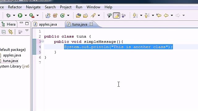 Java Programming Tutorial - 14 - Using Multiple Classes