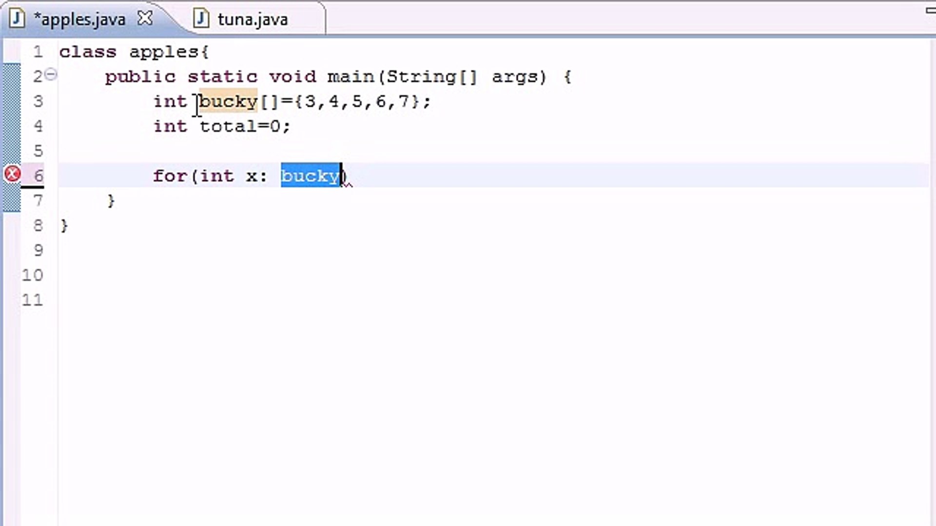 Java Programming Tutorial - 31 - Enhanced for Loop