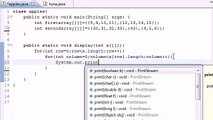 Java Programming Tutorial - 34 - Table for Multi Arrays