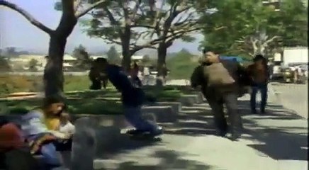 Martial Law - Cop Out (1998) - Skateboard chase scene