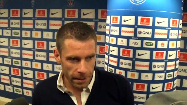 Réaction de Sylvain ARMAND en zone mixte après PSG - Rennes (1-0)