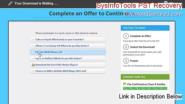 SysInfoTools PST Recovery Serial (Download Now)