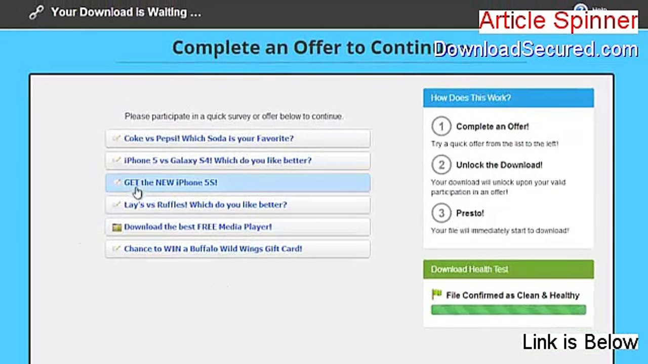 Article Spinner Full - Download Now 2015