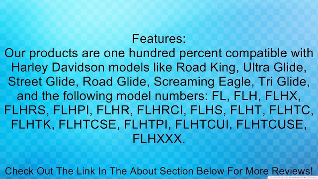 Body Parts USA - Harley 2014 Model Saddlebag Speaker Lids Harley Touring Stretched / Exten_�ded 6.5 With Speakers Review