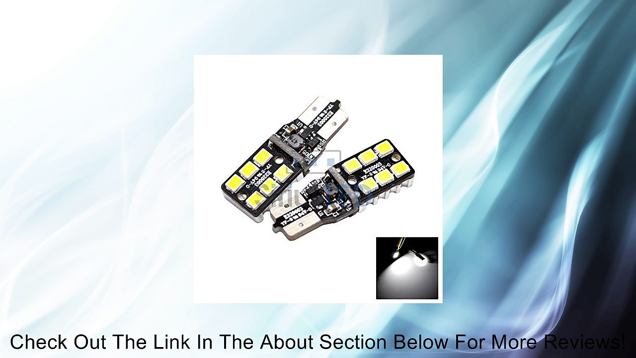 High Power New Canbus Build in T10 W5w 192 Super Bright 180 One Side Panel LED Light Bulb Review