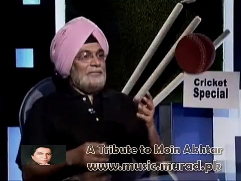 Moin Akhtar as Bishan Singh Bedi Cricketer Loose Talk Part 1 of 3 Anwar Maqsood Moeen Akhter
