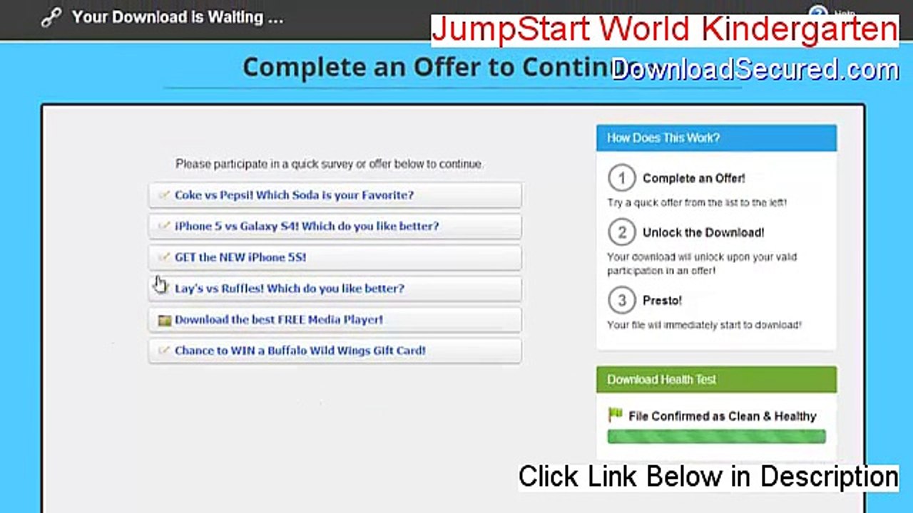 JumpStart World Kindergarten Serial (Risk Free Download 2015)