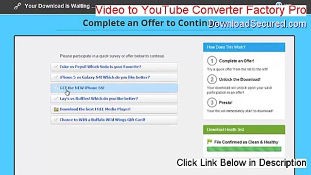 Video to YouTube Converter Factory Pro Keygen [Video to YouTube Converter Factory Pro]