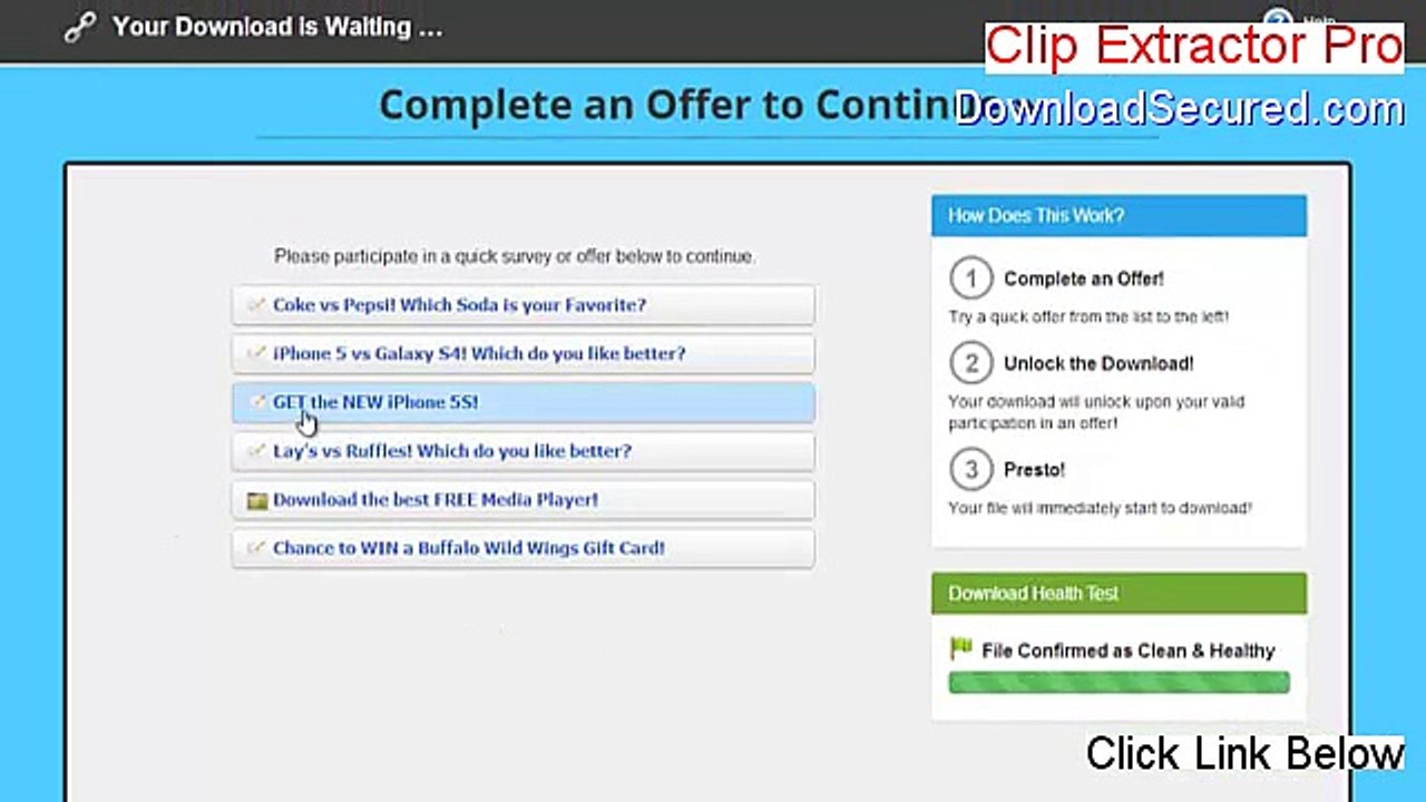 Clip Extractor Pro Serial (Free of Risk Download 2015)