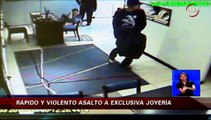 Delincuentes realizan violento y rápido asalto con hacha a exclusiva joyería en Vitacura - CHV Noticias