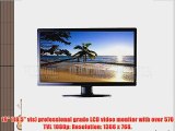 101AV Security Monitor 18.5-Inch Professional 3D Comb Filter HDMI VGA and Looping BNC Inputs
