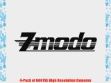 Zmodo ZMD-P4-CARAZ4ZN 600TVL High Resolution Outdoor Bullet Security Cameras (Black)