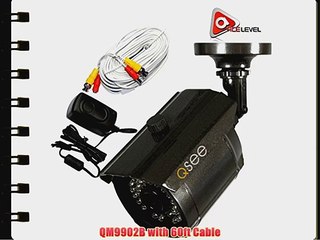 Q-See QM9902B 900TVL 1/3 Image Sensor 4.6mm Lens 100ft Of Night Vision IP65 Rated with 60ft