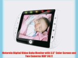 Motorola Digital Video Baby Monitor with 3.5 Color Screen and Two Cameras MBP 36/2