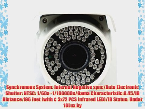 GW Security Inc GW55WD 1/3-Inch SONY SUPER HAD CCD II Outdoor Camera with Vandal and Water