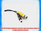 CablesOnline 200ft CCTV BNC Security Camera Cable with DC Male/Female Plugs For Power (PL-1200)
