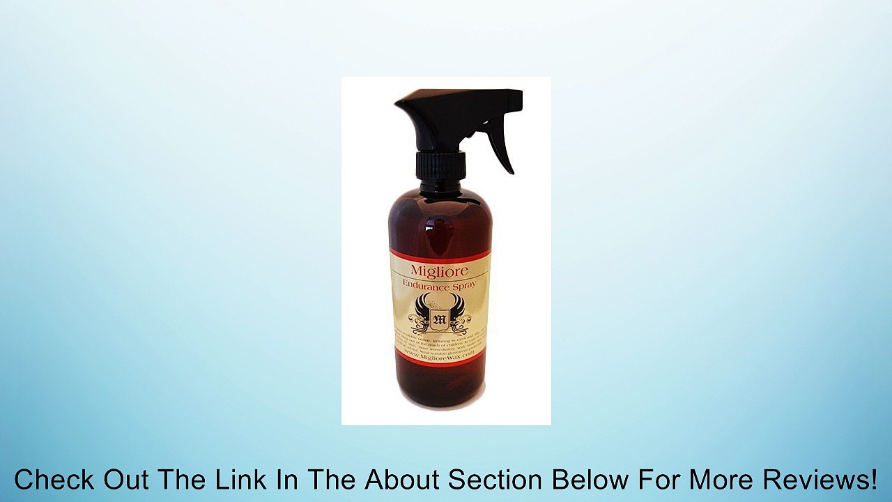 Migliore Endurance Spray Quick Detailer Review
