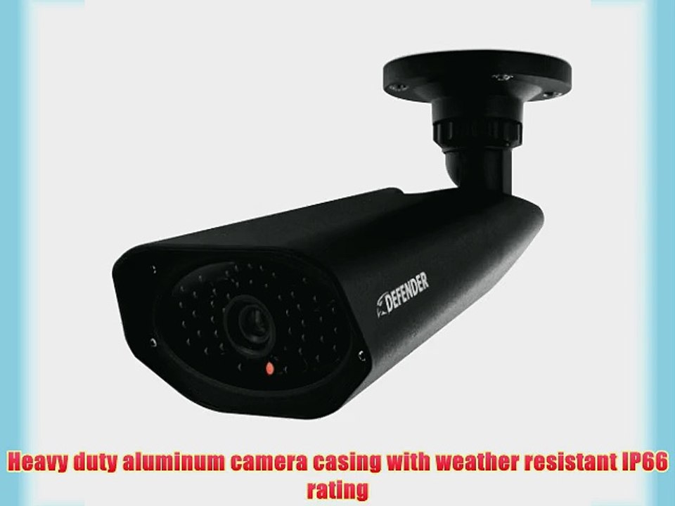 Defender  Pro 4 Pack 800TVL Outdoor Security Camera with 150ft Night Vision?21146