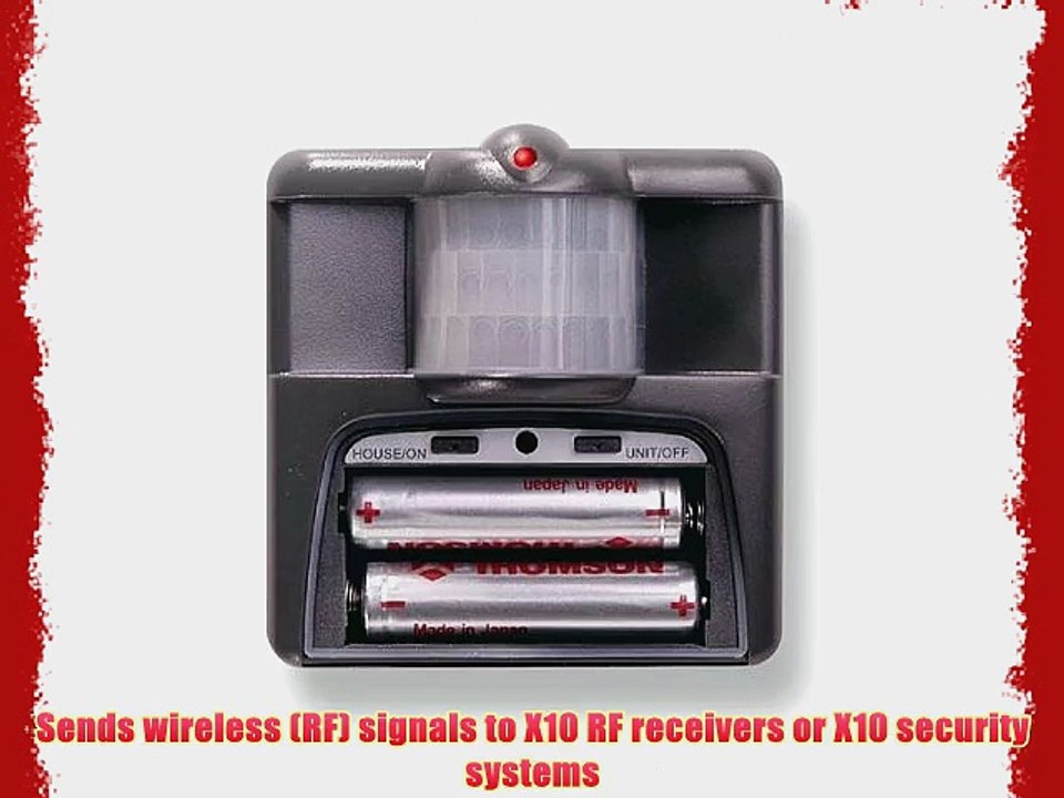 X10 MS14A EXTERIOR MOTION SENSOR- ( 4087 )