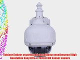 ANRAN Pan/Tilt PTZ Outdoor Dome Security CCTV Camera High Resolution 700TVL EFFIO-E CCD Waterproof