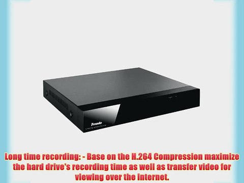 Zmodo H.264 Real time 4 CH Standalone Security Surveillance CCTV DVR System - iPhone