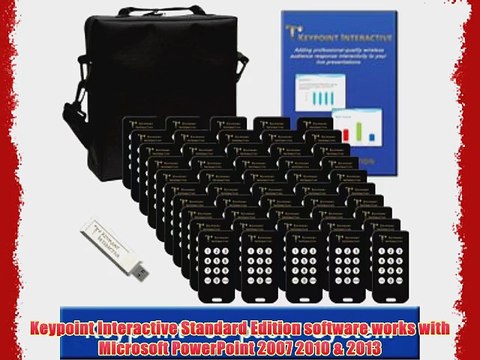 Keypoint Interactive Audience Response System with 50 Keypads
