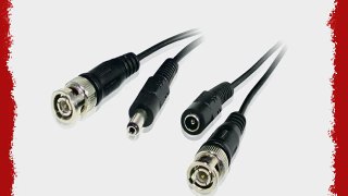8 Pack 60ft AWG30 Premade Siamese CCTV Video   Power Cable