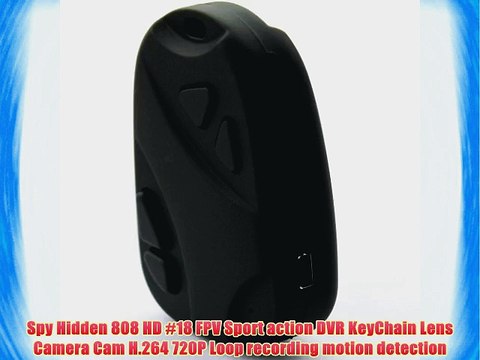 Spy Hidden 808 HD #18 FPV Sport action DVR KeyChain Lens Camera Cam H.264 720P Loop recording